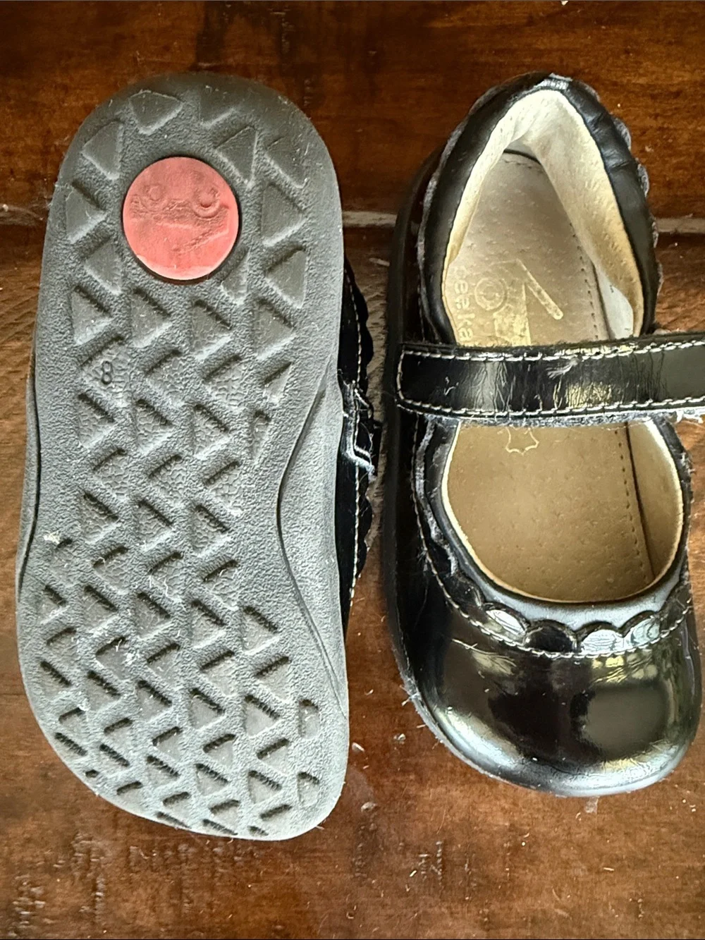 See Kai Run Classic Black Patent Mary Jane Kids Shoes